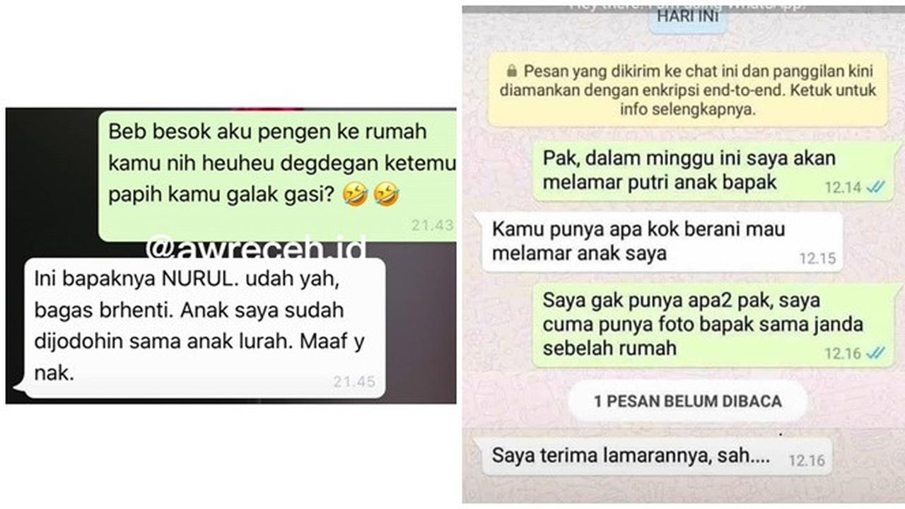 Chat Kocak saat Mencoba Melamar Ini bikin Ketawa Ngakak