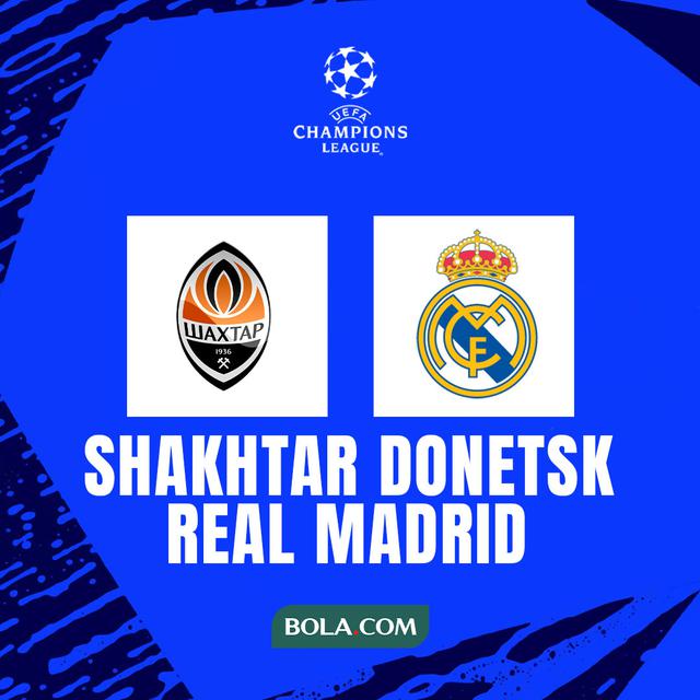 Liga Champions - Shakhtar Donetsk Vs Real Madrid