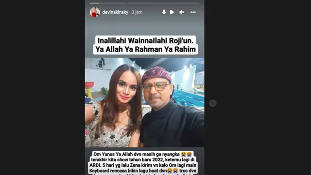Yus Yunus dan Devina Kinsky