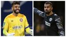 Atas pertimbangan tersebut, Luis Enrique memutuskan memilih dua penjaga gawang Liga Inggris Lainnya, David Raya (Brentford) dan Robert Sanchez (Brighton) untuk melapis Unai Simon sebagai kiper utama di dua laga uji coba menghadapi Albania dan Islandia. (Kolase AFP)