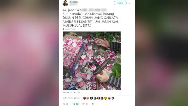 Aneka rupa cara pemasaran benda dan jasa gaib via online.