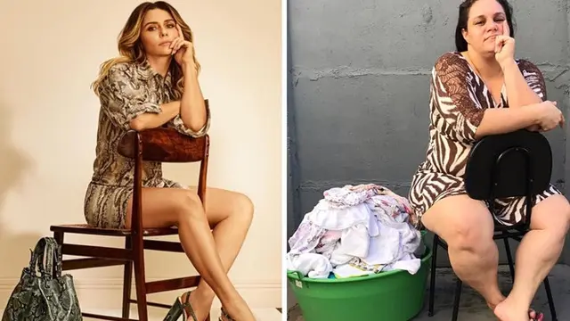 6 Potret Sekretaris yang Tiru Gaya Para Model Terkenal, Kocak Banget