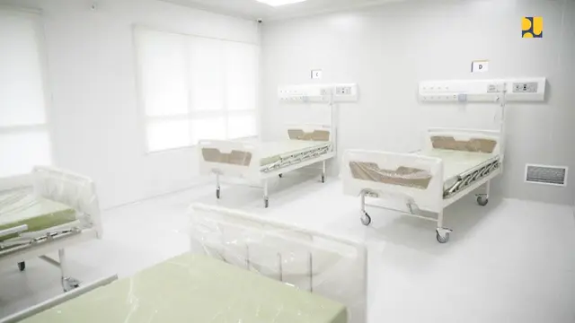 Gedung Pusat Kesehatan Ibu dan Anak (PKIA) Rumah Sakit Cipto Mangunkusumo (RSCM) Kiara menjadi ruang perawatan Covid-19. (Dok. Kementerian PUPR)