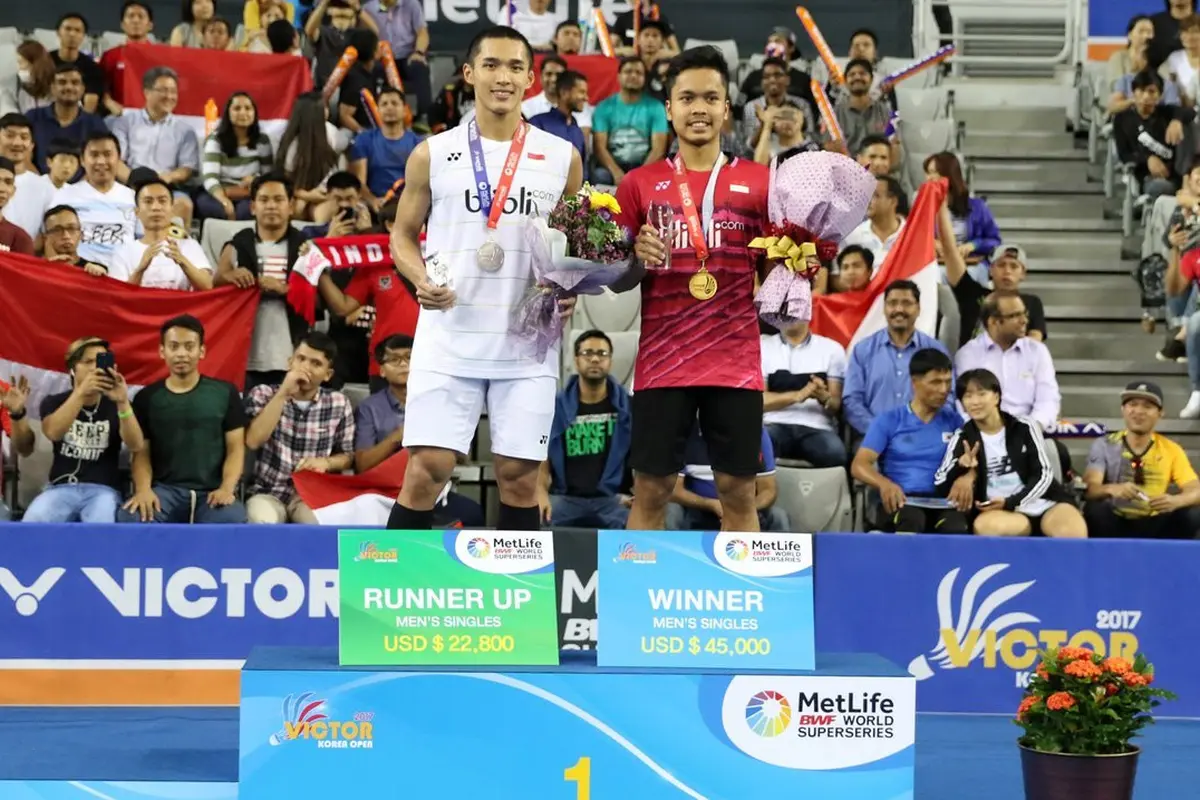 Anthony Sinisuka Ginting, Jonatan Christie 