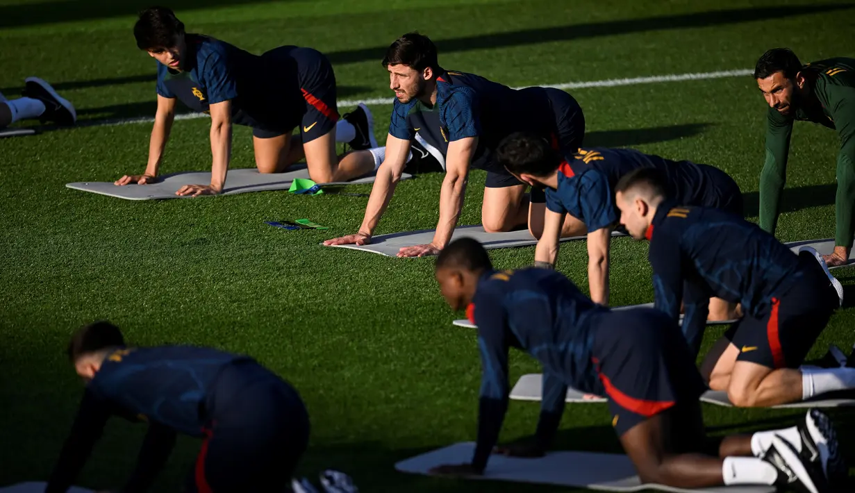 Portugal memanggil Cristiano Ronaldo untuk laga melawan Liechtenstein dan Luksemburg dalam kualifikasi Pial Eropa UEFA 2024. (PATRICIA DE MELO MOREIRA / AFP)