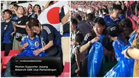Viral Suporter Timnas Jepang Bersihkan GBK Usai Pertandingan, Sudah Jadi Kebiasaan
