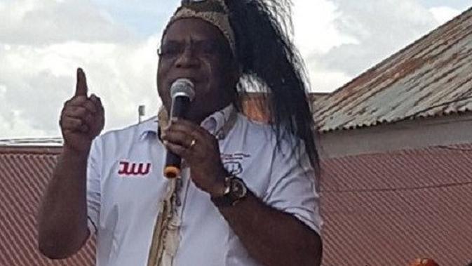 Wamen PUPR, John Wempi Wetipo pada sebuah kesempatan di Mappi. (Liputan6.com/Kabarpapua)