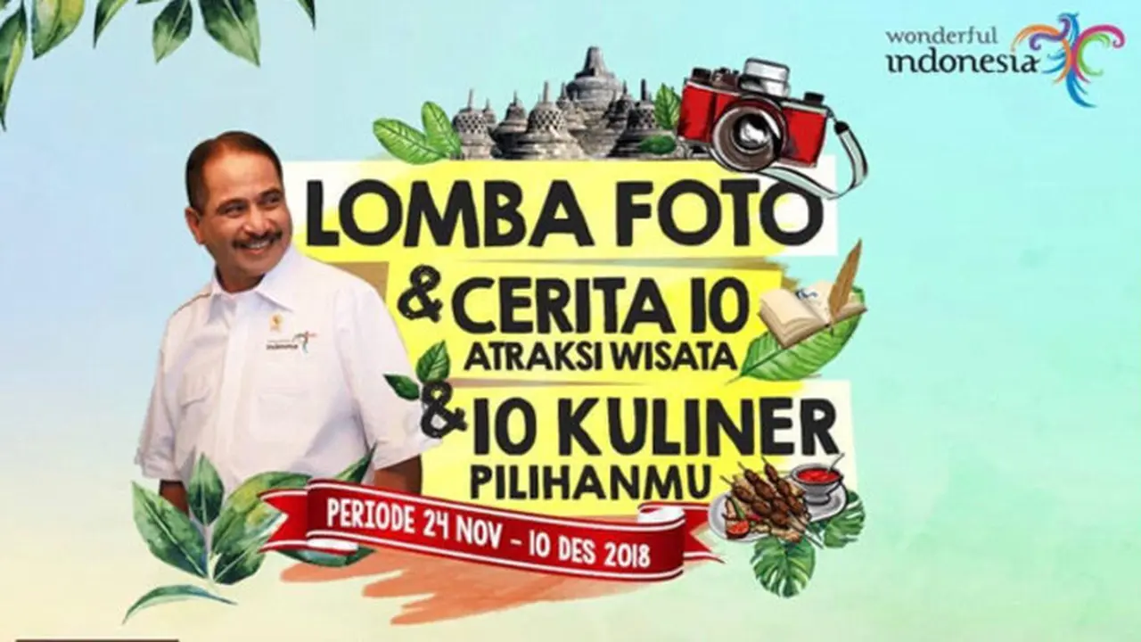 Yuk Ikut Lomba Foto dan Cerita Atraksi Wisata, Total Hadiah Rp130 Juta