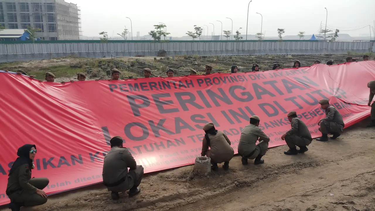 Pemprov DKI Jakarta menyegel Pulau D hasil reklamasi