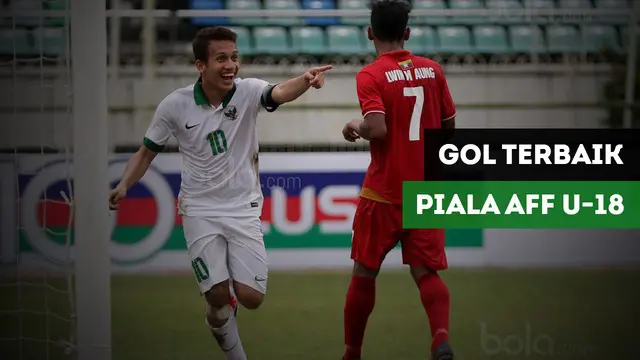 Berita video gol terbaik Piala AFF U-18 2017. Gol Egy Maulana saat Indonesia vs Myanmar masuk dalam daftar.