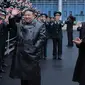 Peluncuran satelit mata-mata Pyongyang dilakukan dengan diawasi langsung oleh pemimpin rezim komunis Korea Utara, Kim Jong Un. (Korean Central News Agency/Korea News Service via AP)