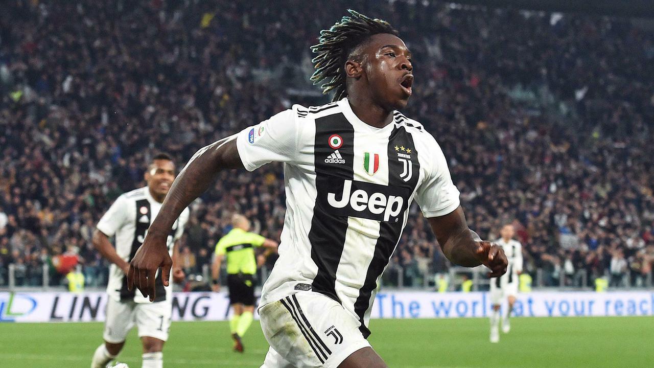 Penyerang Juventus, Moise Kean