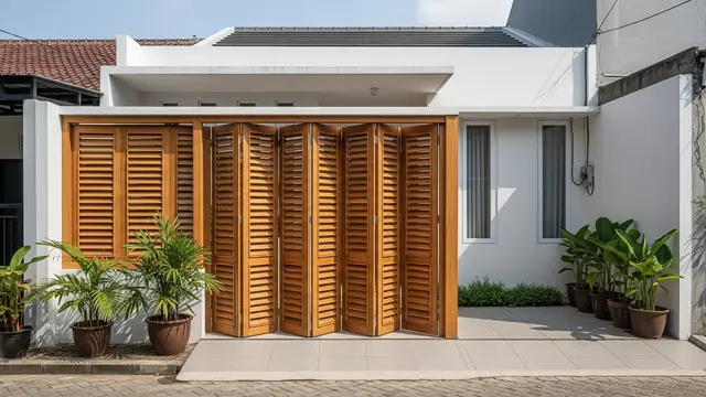 Model Pagar Rumah Lipat Modern Hemat Ruang