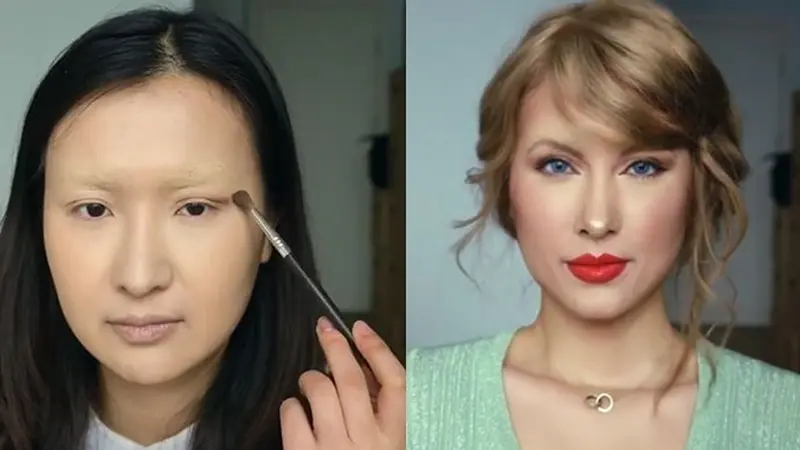 Beauty Vlogger Ini Ubah Wajahnya Jadi Sosok Terkenal, 5 Hasilnya Mirip Banget