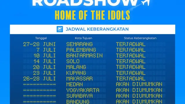 Indonesian Idol Season 13 Segera Dimulai, Intip Jadwal Audisi Roadshow hingga Penayangan Perdana (credit: https://www.instagram.com/indonesianidolid/).