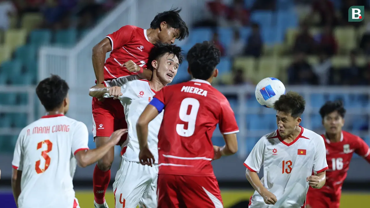 Foto: Timnas Indonesia U-17 Vs Vietnam di Piala AFF U-17 2026