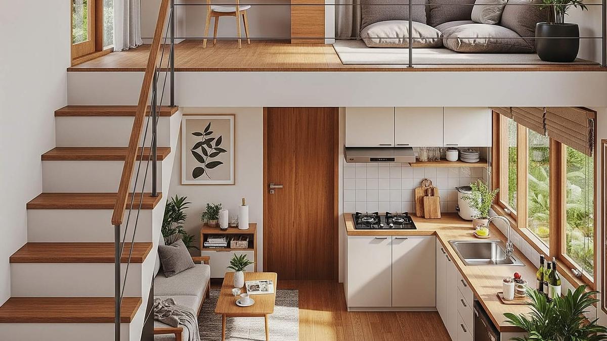 7 Inspirasi Model Rumah Kecil 4x6 Tanpa Sekat, Hunian Mungil Terasa Luas &amp; Nyaman