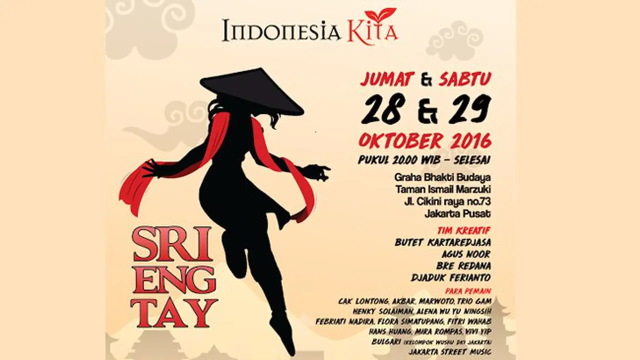 Pentas ke-21 Indonesia Kita Tampilkan Budaya Tionghoa 