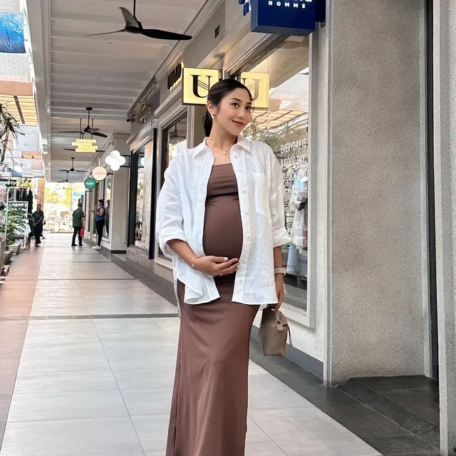 6 Potret Winona Willy Pamer Baby Bump, Perut Makin Buncit OOTD Tetap Stylish