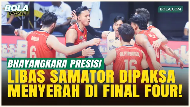 Tanpa Ampun! Bhayangkara Presisi Sikat Surabaya Samator 3-0