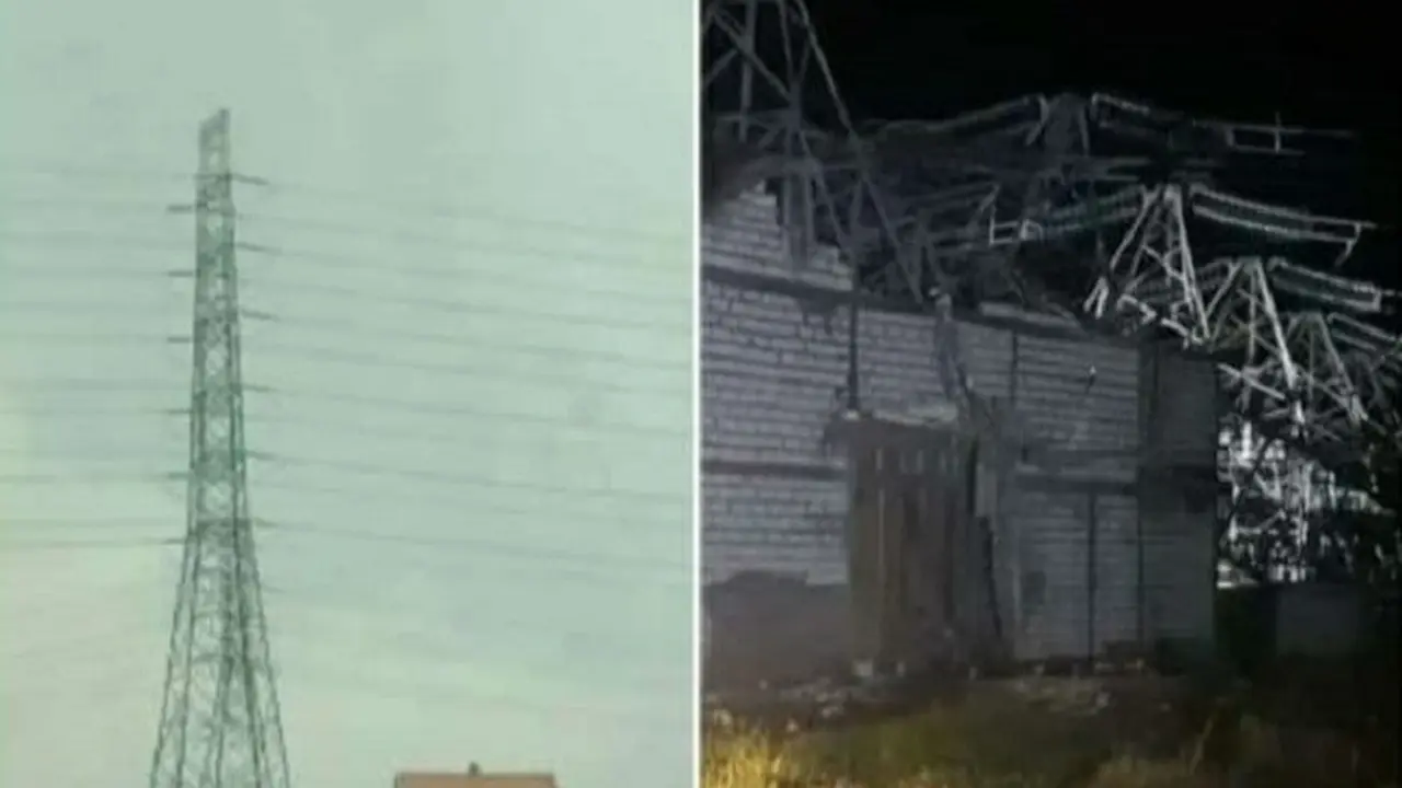 Tower PLN Roboh