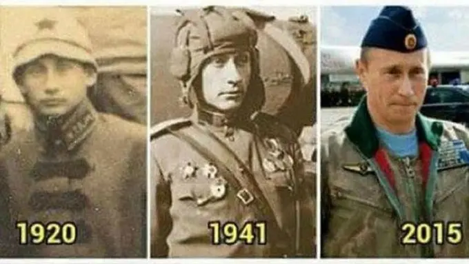 Hidup Sejak Tahun 1920, Vladimir Putin Punya Mesin Waktu?