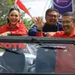 Krisdayanti-Dewa berada di dalam satu mobil yang sama dengan ketika datang ke Kantor KPU Kota Batu, Rabu (28/8/2024), sekitar pukul 10.00 WIB. (Foto: Instagram/krisdayanti_official)