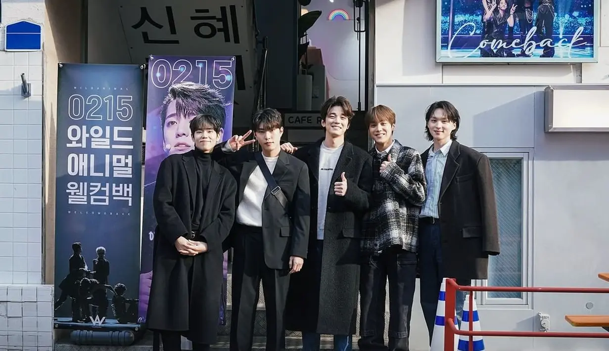 "Grup K-Pop" Wild Animal di Drakor The Heavenly Idol, termasuk Kim Min Kyu. (Instagram/ tvn_drama)