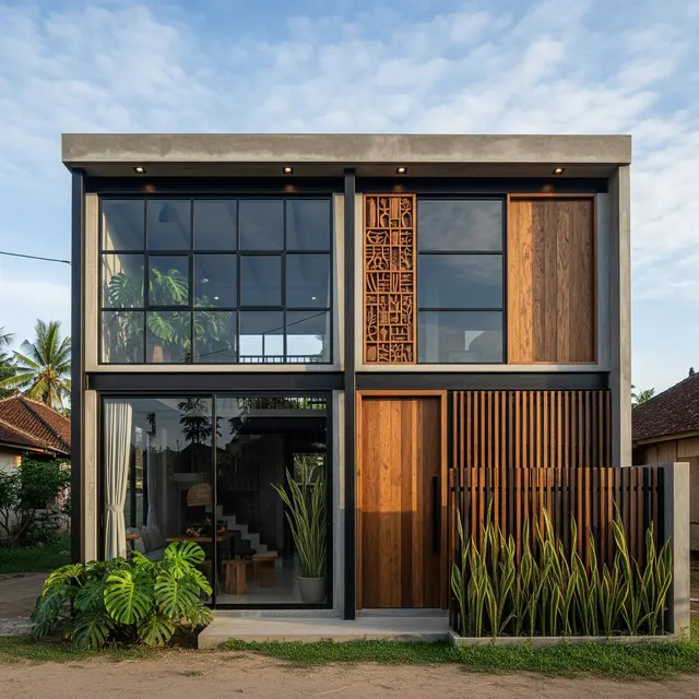 Desain Rumah Tropis Sederhana tapi Berkelas