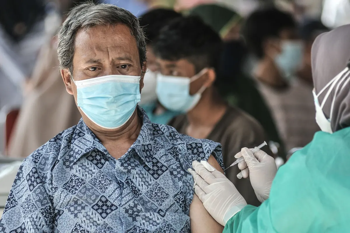 Antusias Warga Ikut Vaksinasi Keliling
