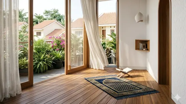 Mushola di Sudut Ruangan