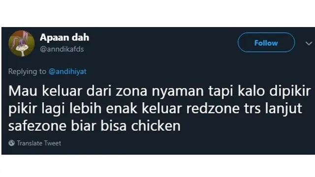 6 Curhatan Netizen Ingin Keluar dari Zona Nyaman Ini Ujungnya Bikin Ngakak