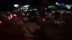 Para pengemudi ojek online langsung membubarkan diri begitu mengetahui polisi datang ke lokasi.