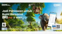 Saatnya Jadi Pahlawan untuk Lestarikan Bumi, Mari Donasi ke WWF-Indonesia Pakai Mobile Banking BRImo