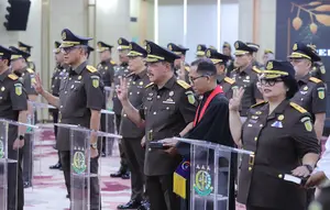 Jaksa Agung Lantik 15 Kajati Baru, Berikut Daftarnya
