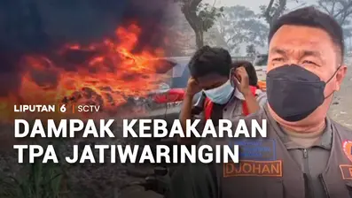 Hampir 48 jam kebakaran terjadi di TPA Jatiwaringin, Kabupaten Tangerang, Banten. Namun hingga Rabu malam, api belum juga padam. Sejumlah warga yang tinggal dekat lokasi TPA Jatiwaringin, mengeluhkan sesak napas, mata perih, hingga batuk.