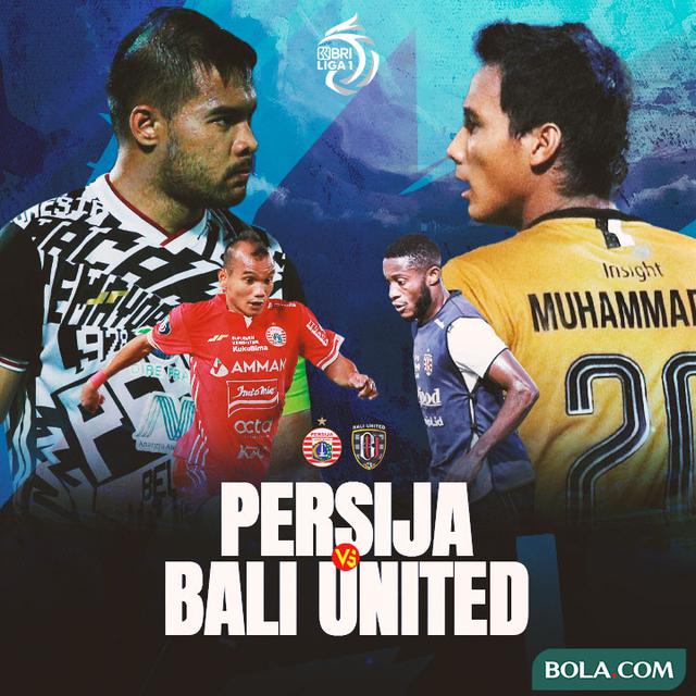 Liga 1 - Head to Head - Persija Jakarta Vs Bali United