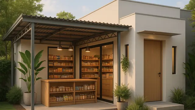 Model Warung Sembako Kekinian di Rumah