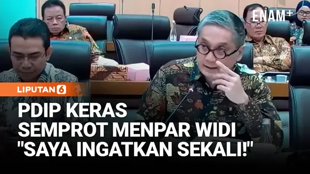 Keras! Putra PDIP Skakmat Menteri Widi: Saya Ingatkan Sekali Lagi, itu Namanya ...
