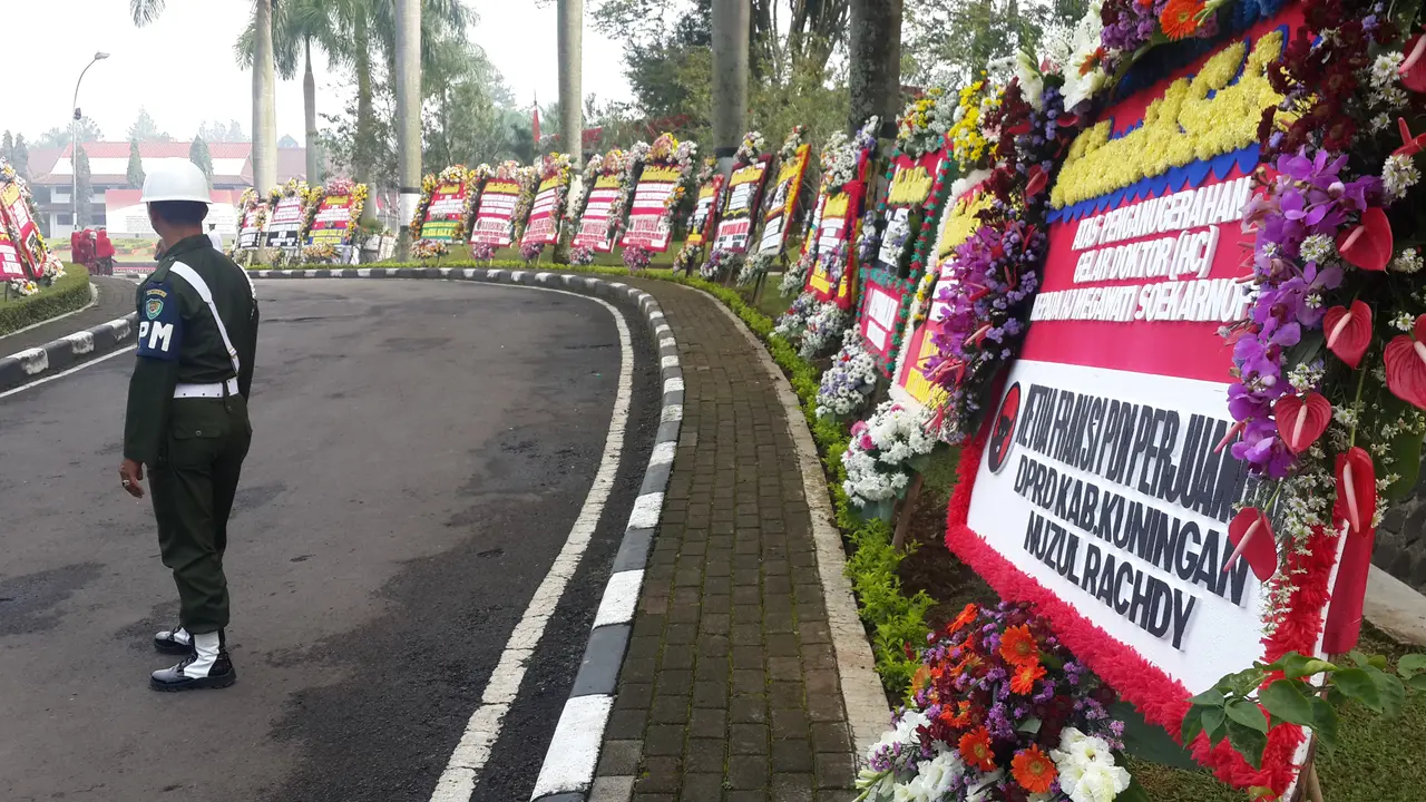 Suasana IPDN jelang pemberian gelar kehormatan kepada Megawati.