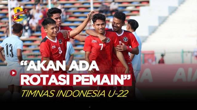 Berita Video, Indra Sjafri ungkap akan ada rotasi pemain di Timnas Indonesia U-22