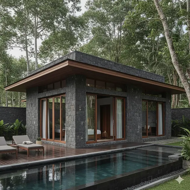 Rumah  Bergaya Resort