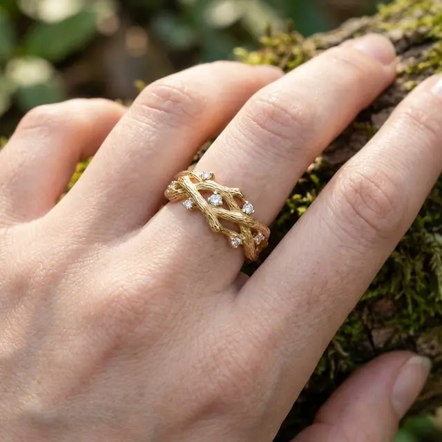 Model Cincin Emas dengan Batu Berlian yang Tren di 2026