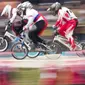 Pebalap sepeda BMX Indonesia, I Gusti Bagus Saputra, saat berlaga pada Asian Games di Pulomas International BMX Center, Jakarta, Sabtu (25/8/2018). Bagus Saputra meraih medali perak dengan catatan waktu 34,314 detik. (Bola.com/Peksi Cahyo)