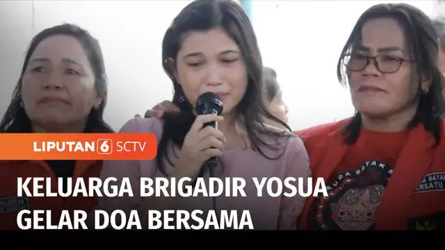 Jelang sidang Ferdy Sambo Cs, Keluarga Yosua menggelar doa bersama di Desa Suka Makmur, Sungai Bahar, Kabupaten Muaro Jambi, Sabtu (15/10) siang. Keluarga dan kerabat berharap sidang yang akan digelar pekan depan mengungkap kebenaran.