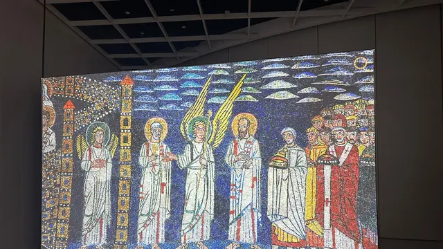 Institut Kebudayaan Italia di Jakarta menggelar pameran "Mosaico" yang diselenggarakan di Ciputra Artpreneur, Jakarta, Selasa (6/8/2024). (Liputan6/Benedikta Miranti)