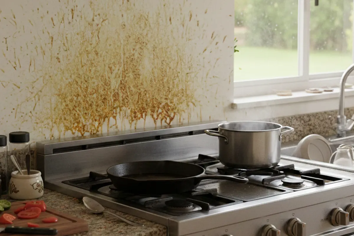 Kerak di Dinding Dapur