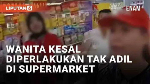 VIDEO: Viral Seorang Ibu Kesal Diperlakukan Tak Adil di Kasir Supermarket