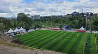 Maguwoharjo Soccer Field (MSF) merupakan bukti otentik keseriusan PSF Group dalam membangun infrastruktur sepak bola nasional. Ini merupakan lapangan sepakbola dan atau mini soccer kelima yang telah dibangun sejak 2019. (Bola.com/Wahyu Pratama)