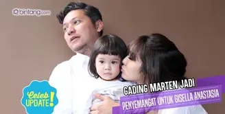 Gading Marten beri dukungan untuk Gisella Anastasia.